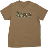 Moose Racing Youth Camo T-Shirt - Tan - Small 3032-3686