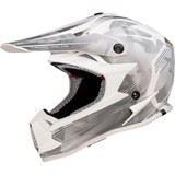 Moose Racing Youth F.I. Helmet - Agroid Camo - Mips - Gray/White - Small 0111-1529
