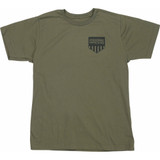 Moose Racing Youth Salute T-Shirt - Olive - Large 3032-3696