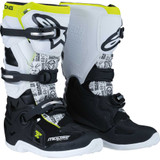 MOOSE RACING 02150241257 Moose Racing Youth Tech 7S Boots - Black/White/Yellow - Us 7 0215024-125-7
