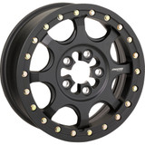 Moose Utility Wheel - 351X - 5-Lug/Beadlock - Front/Rear - Satin Black - 15X7 - 5/4.5 - 5+2 351Bm157545Sb64