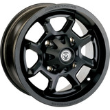 Moose Utility Wheel - 415X - Front - Black - 12X7 - 4/110 - 4+3 415Mo127110Mb4