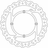 MOTO-MASTER 110404PU Moto-Master Brake Rotor - Front - Nitro 110404-Pu