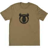 MOOSE RACING 303024383 Mud Badge T-Shirt - Brown - Large 3030-24383