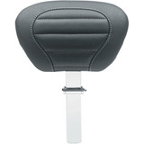 Mustang Deluxe Touring Removable Driver Backrest - Black W/Gun Metal Stitching 79012Gm