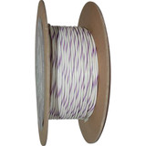 Namz 100' Wire Spool - 20 Gauge - White/Violet Nwr-97-100-20