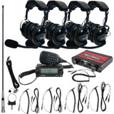 NAVATLAS NI2ROHBK4 Navatlas Intercom/Radio And Headset Kit - 4-Seat - Black Ni2Rohbk4