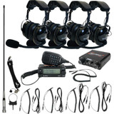 NAVATLAS NIROHBK4 Navatlas Intercom/Radio And Headset Kit - 4-Seat - Black Nirohbk4