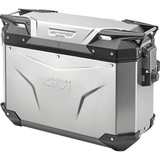 Outback Evo Side Case - Left - 37 Liter - Silver Obke37Ala