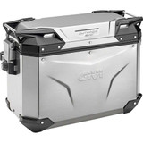 GIVI OBKE48ARA Outback Evo Side Case - Right - 48 Liter - Silver Obke48Ara