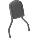 DRAG SPECIALTIES 0822-0299 Drag Specialties Sissy Bar Pad - Short - Smooth - Black W/Solar Reflective Leather Top Stitch