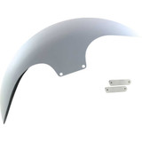 PAUL YAFFE BAGGER NATION PYO:CAFE1914LSC Paul Yaffe Bagger Nation Cafe Front Fender - 19" - Satin Adaptors Pyo:Cafe-19-14L-S-C