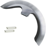 PAUL YAFFE BAGGER NATION THICKYOEM14LC Paul Yaffe Bagger Nation Thicky Front Fender - Oem - 16"-19" Wheel - With Chrome Adapters Thicky-Oem-14L-C