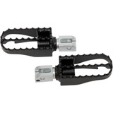 Burly Brand Mx Footpegs - Passenger - Black/Chrome B13-1008B