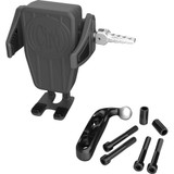 Phone Holder - Cybercharger - Gen 2 - Black - Chrome Offset Perch Mount 55310