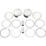 WISECO K0210PS Wiseco Tracker Series Piston Kit - 3.875" - 96 Cubic Inch Bored To 103 Cubic Inch - Standard - Twin Cam K0210Ps