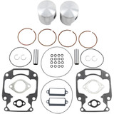Wiseco Piston Kit With Gaskets - 81.50 Mm - Arctic Cat Sk1354