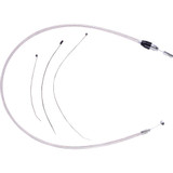 MAGNUM SHIELDING 52384HE Polished Stainless Quick Connect Upper Clutch Cable 52384He