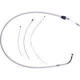 MAGNUM SHIELDING 52394HE Polished Stainless Quick Connect Upper Clutch Cable 52394He