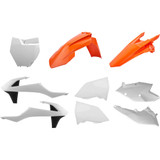 Polisport Body Kit - '17 Oem Orange/White - Sx/Sx-F/Xc 90706 Polisport Body Kit - '17 Oem Orange/White - Sx/Sx-F/Xc 90706