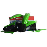 Polisport Body Kit - Complete - '09 Oem Green/Black - Kx 250F 90206 Polisport Body Kit - Complete - '09 Oem Green/Black - Kx 250F 90206