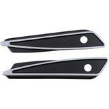 COVINGTONS C1810B Covingtons Saddlebag Hinge Cover - Ripper - Black C1810-B