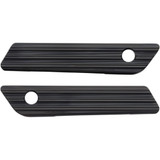 Arlen Ness Saddlebag Latch Covers - Black 03-603