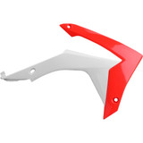 POLISPORT 8417100001 Polisport Radiator Cover - '04 Oem Red/White - Crf 250R/450R 8417100001