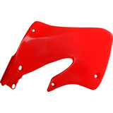 Polisport Radiator Cover - Oem Fluorescent Red - Cr 125R/250R 8417000003