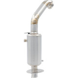 Powder Lite Slip-On Muffler - Stainless Steel 02-228Plm-Ss-G5