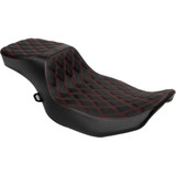 Predator Iii 2-Up Seat - Extended Reach - Vinyl - Red Double Diamond Stitch - Flhx/Fltr '23-'24