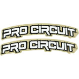 PRO CIRCUIT DC0010RETRO Pro Circuit Font Fender Decal - Retro - White Dc0010-Retro