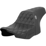 SADDLEMEN SC82307D0 Pro Series Sdc Performance Seat - Lattice Stitch - Gripper - Flh/Flt '23-'24 Sc82307D0
