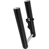 Arlen Ness Fork Legs - Black Anodized - Smooth - Dual Disc - '00-'07 Flt 06-504