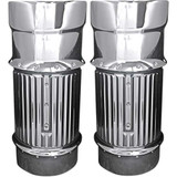 COVINGTONS C1114C Covingtons Fork Leg Bells - Chrome - Dimpled C1114-C