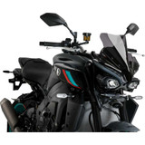 PUIG HI-TECH PARTS 21361F Puig Hi-Tech Parts New Generation Sport Windshield - 14" - Dark Smoke - Mt-10/Sp 21361F