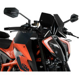 PUIG HI-TECH PARTS 20425N Puig Hi-Tech Parts New Generation Windscreen - 10-1/2" - Black - 1290 Super Duke R 20425N