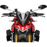 Puig Hi-Tech Parts New Generation Windscreen - 11" - Smoke - Ducati 20467H