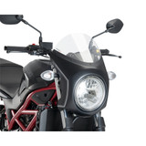 Puig Hi-Tech Parts Semi-Fairing - Black - Clear Screen 3169W
