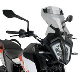 Puig Hi-Tech Parts Touring Windscreen W/ Visor - Smoke 20415H