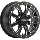 Raceline Wheels Wheel - Black Mamba - Beadlock - Front/Rear - Black/Machined - 15X6 - 4/137 - 5+1 A71Mb-56037-51