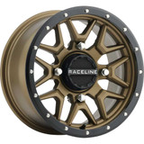 RACELINE WHEELS A94BZ57037+10 Raceline Wheels Wheel - Krank - Simulated Beadlock - Front/Rear - Bronze - 15X7 - 4/137 - 5+2 (+10 Mm) A94Bz-57037+10