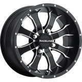 Raceline Wheels Wheel - Mamba - Front/Rear - Black/Machined - 15X7 - 4/137 - 5+2 A7757037-T-52