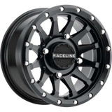RACELINE WHEELS A95B47056+10 Raceline Wheels Wheel - Trophy - Simulated Beadlock - Front/Rear - Black - 14X7 - 4/156 - 5+2 (+10 Mm) A95B-47056+10