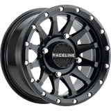 RACELINE WHEELS A95B57056+10 Raceline Wheels Wheel - Trophy - Simulated Beadlock - Front/Rear - Black - 15X7 - 4/156 - 5+2 (+10 Mm) A95B-57056+10