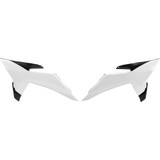 UFO KT05025042 Radiator Covers - White - Ktm Kt05025#042