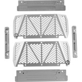 MOOSE RACING 123000 Radiator Guards - Silver - Kawasaki 12-3000
