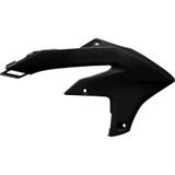 POLISPORT 8498400003 Radiator Scoops - Black - Yamaha 8498400003