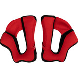 THOR 0134-4002 Reflex Sport Cheek Pads - Red/Black - Large