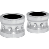 Covingtons Axle Spacers - Dimpled - Chrome - Non-Abs - Pair C0013-C